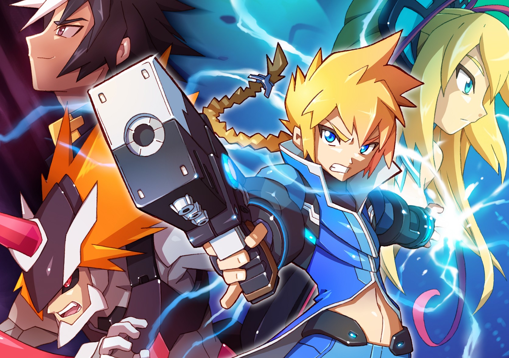 Review Azure Striker Gunvolt (3DS) ThePlatformer