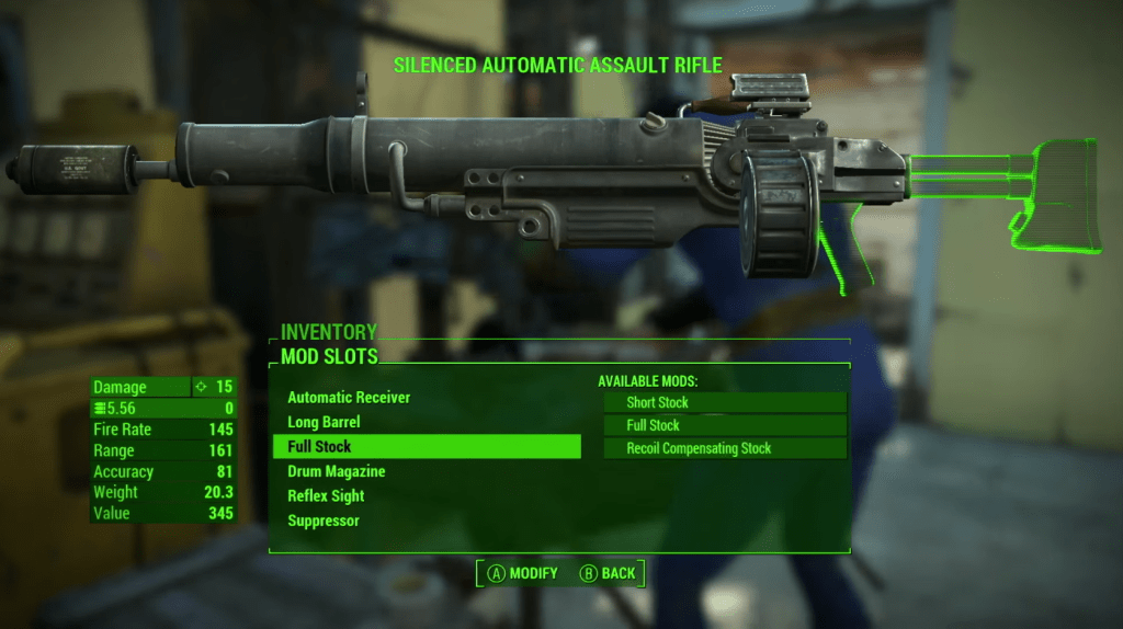 Bethesda E3 2015 Fallout 4 crafting weapons