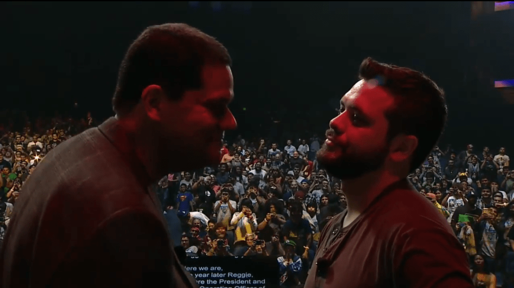 Nintendo World Championships Reggie VS Hungry Box