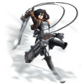 Attack on Titan PS4 Mikasa character art