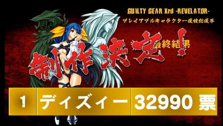 Guilty Gear Xrd Revelator Character Poll Winner Dizzy