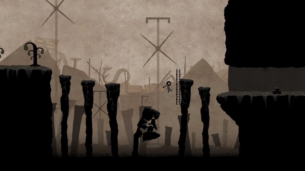 Typoman platforming section first area