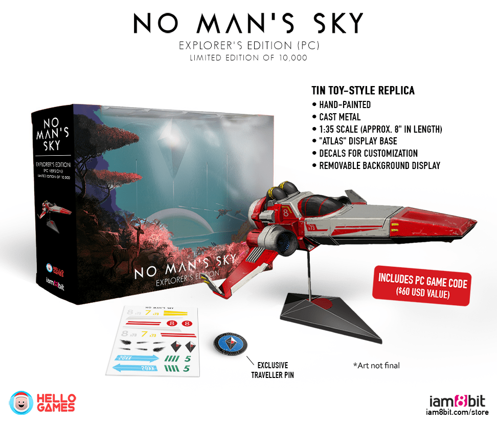 No Man's Sky Iam8bit Explorer's Edition 1