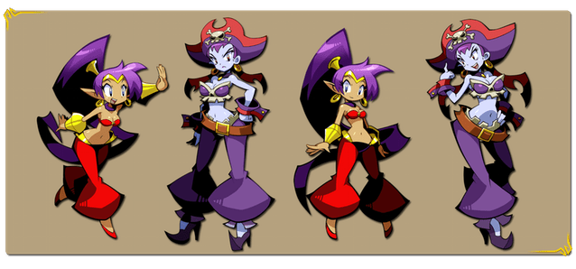 Shantae Half-Genie Hero Key Art Shantae Risky Boots
