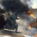 Battlefield 1 Motorcycle Escape Concept Art