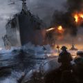 Battlefield 1 Naval Battle Concept Art 1