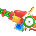 peach-beach-splash-gatling-gun-lvl-2